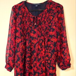 Tommy Hilfiger red/blue blouse